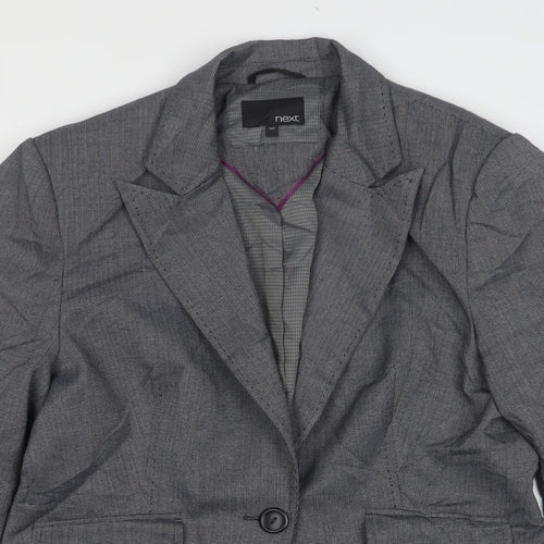 NEXT Womens Grey  Polyester Jacket Suit Jacket Size 16