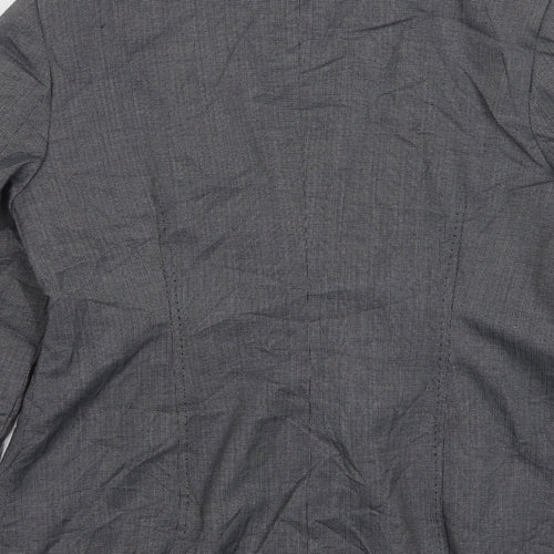 NEXT Womens Grey  Polyester Jacket Suit Jacket Size 16