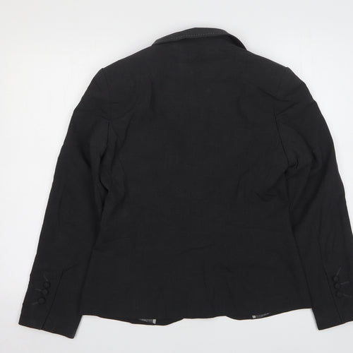 Marks and Spencer Womens Grey  Polyester Jacket Suit Jacket Size 12