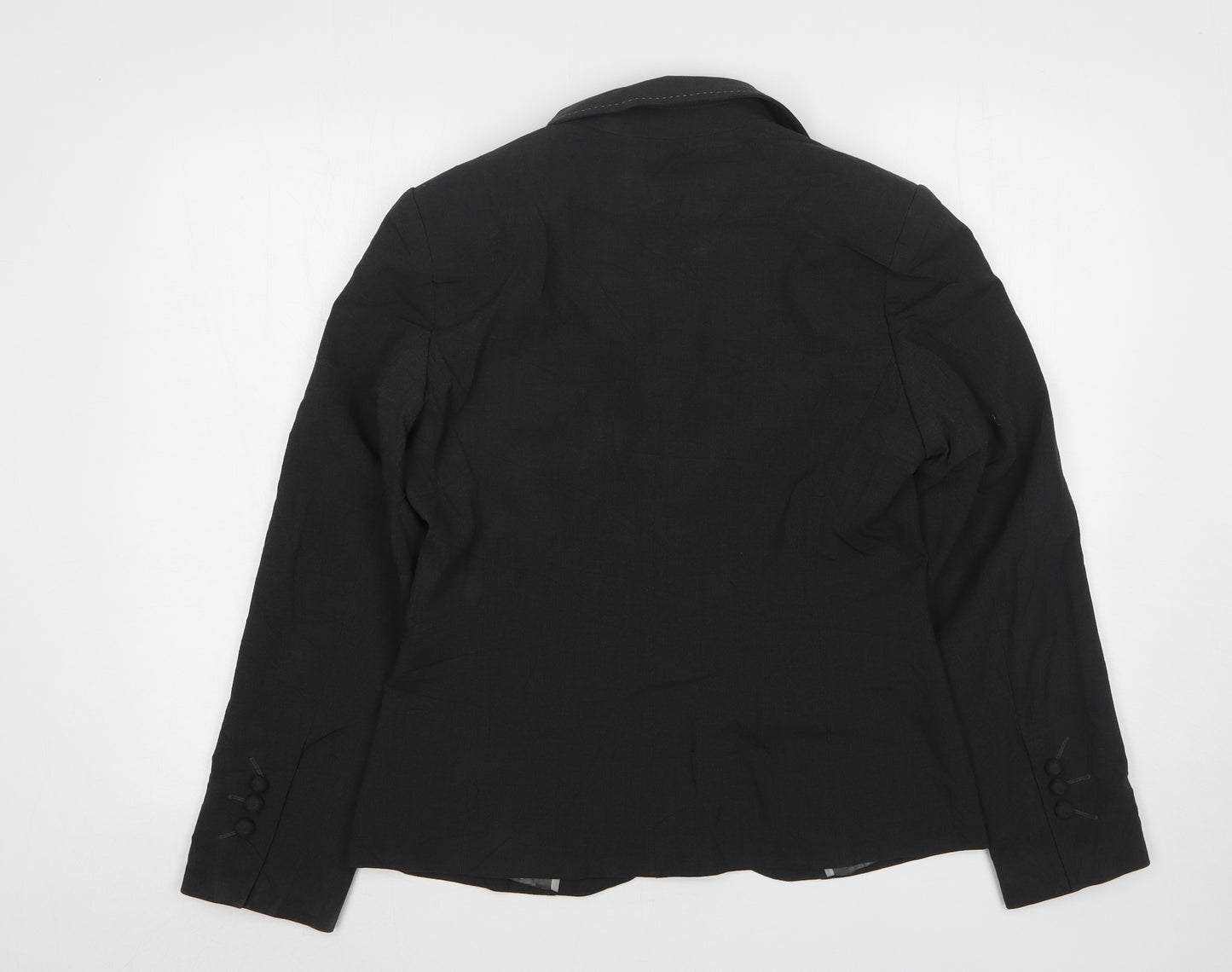 Marks and Spencer Womens Grey  Polyester Jacket Suit Jacket Size 12
