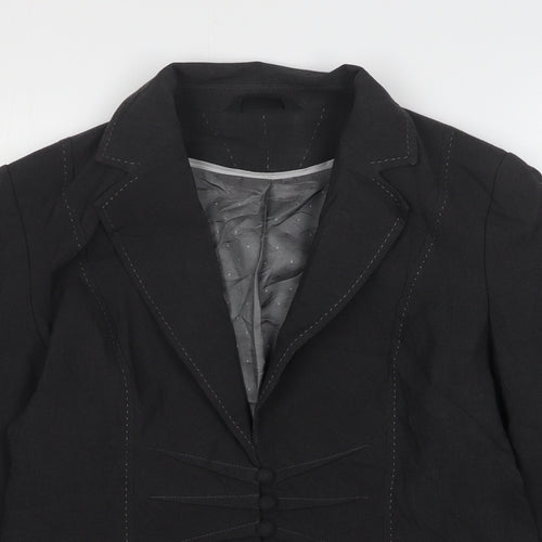 Marks and Spencer Womens Grey  Polyester Jacket Suit Jacket Size 12