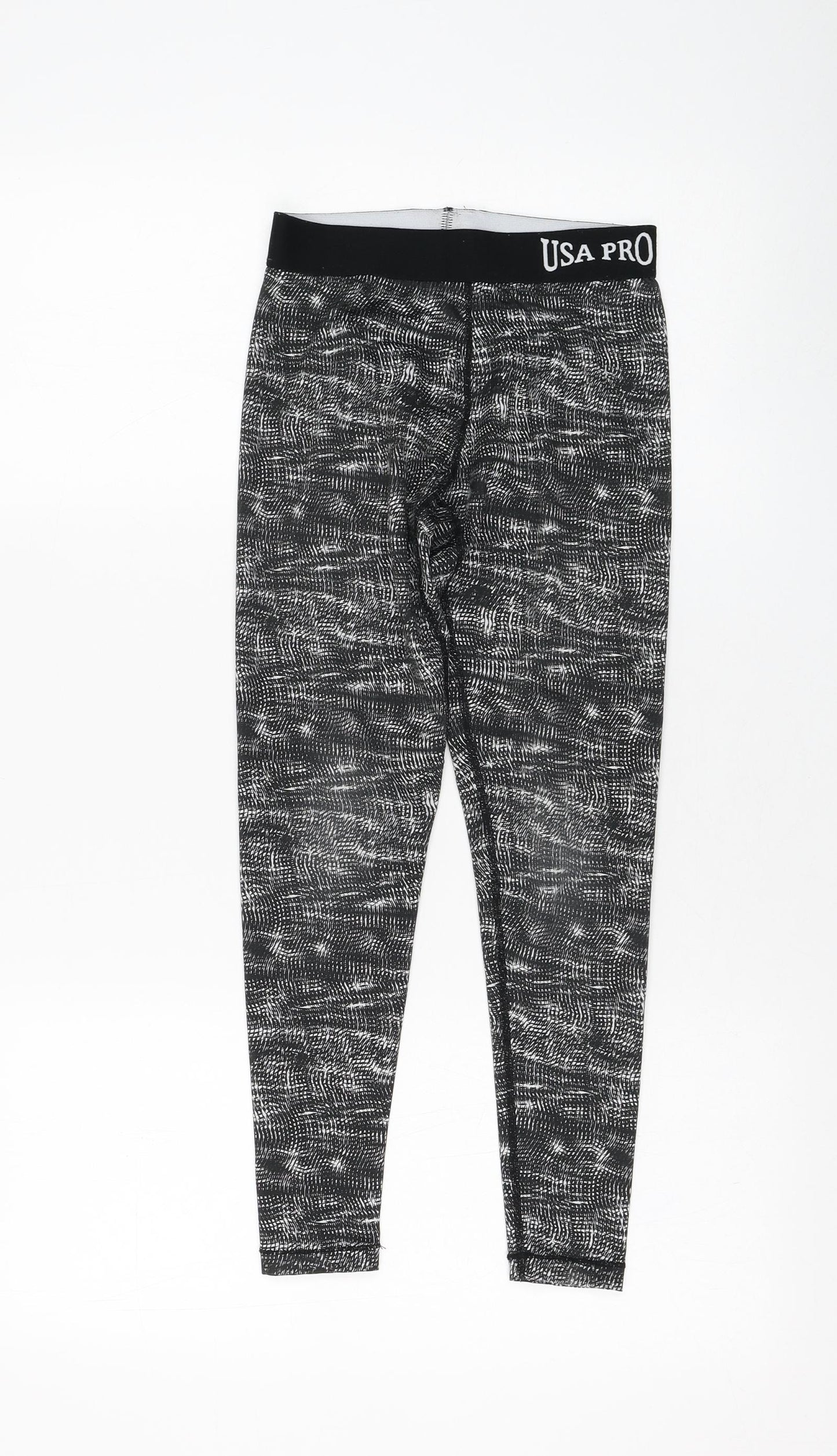 USA Pro Girls Grey  Polyester Jogger Trousers Size 9-10 Years  Regular Pullover - Leggings