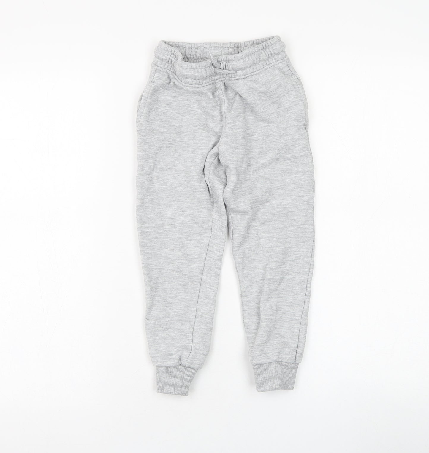 Dunnes Stores Boys Grey  Cotton Jogger Trousers Size 5 Years  Regular Pullover