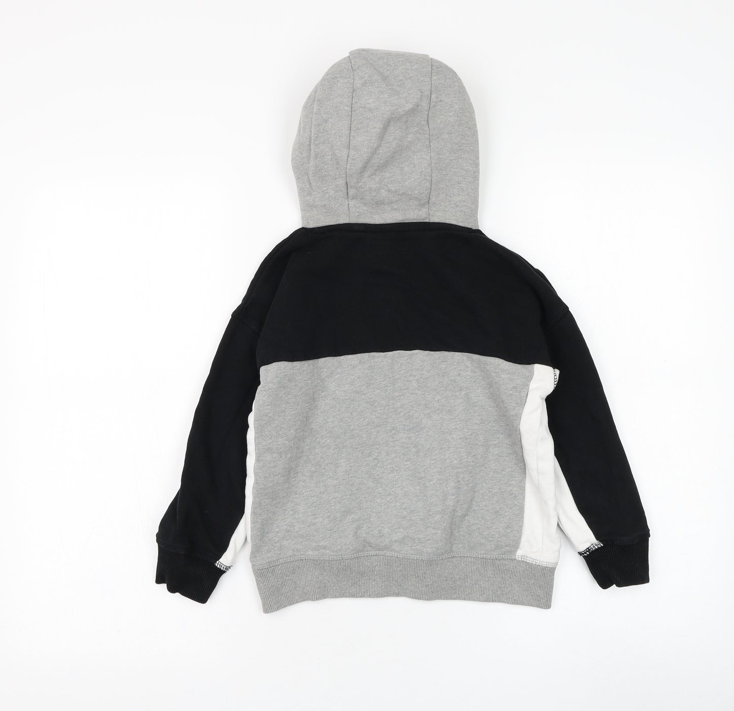 NEXT Boys Grey  Cotton Pullover Hoodie Size 7 Years  Pullover