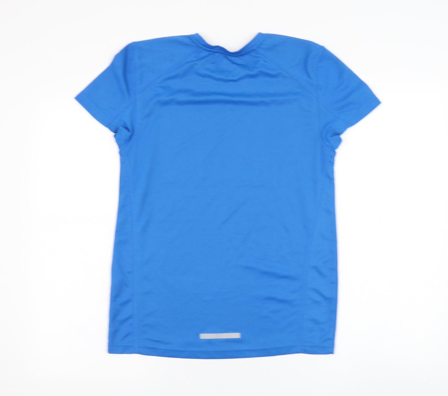 Primark Mens Blue  Polyester Basic T-Shirt Size S Round Neck Pullover