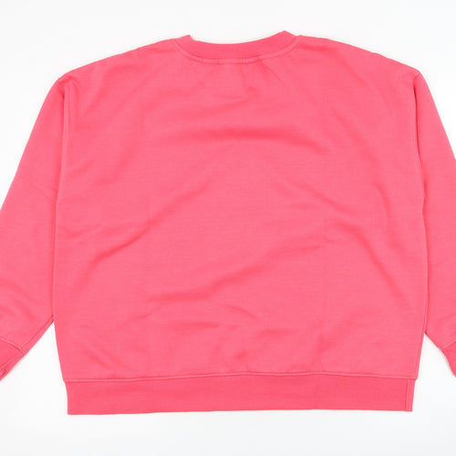 Primark Womens Pink  Polyester Pullover Sweatshirt Size 14  Pullover