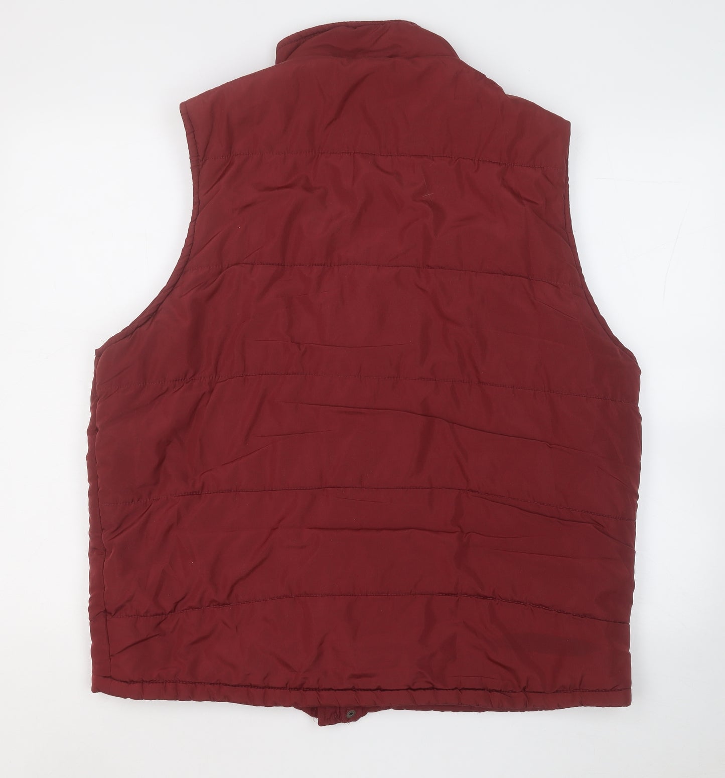 Avenue Mens Red   Gilet Jacket Size L
