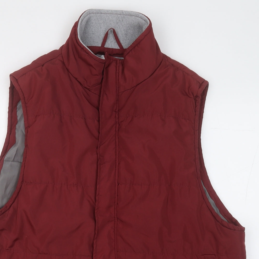 Avenue Mens Red   Gilet Jacket Size L