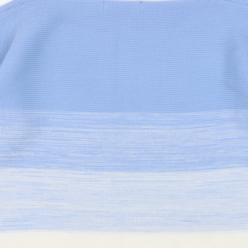 GERARD  Womens Blue Round Neck  Acrylic Pullover Jumper Size L