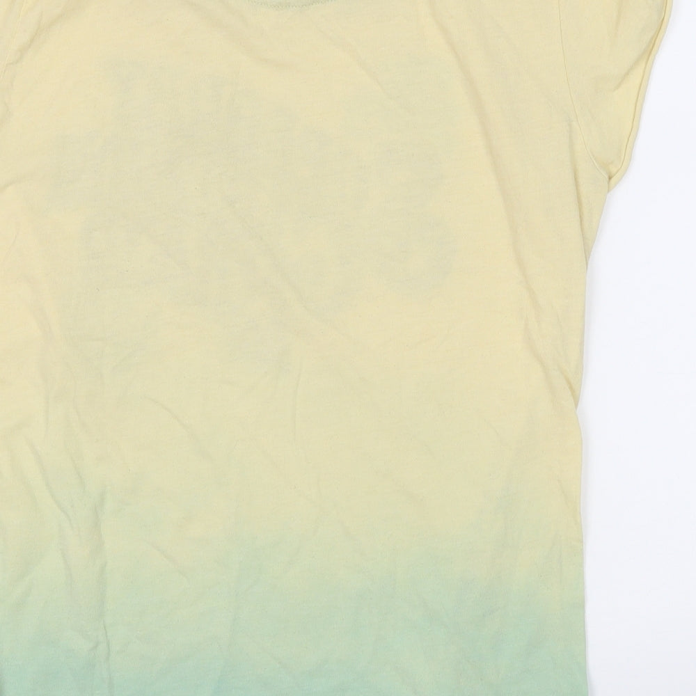 Superdry Mens Yellow  Cotton  T-Shirt Size XS Round Neck