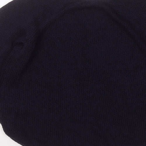 H&M Womens Blue Round Neck  Acrylic Pullover Jumper Size S