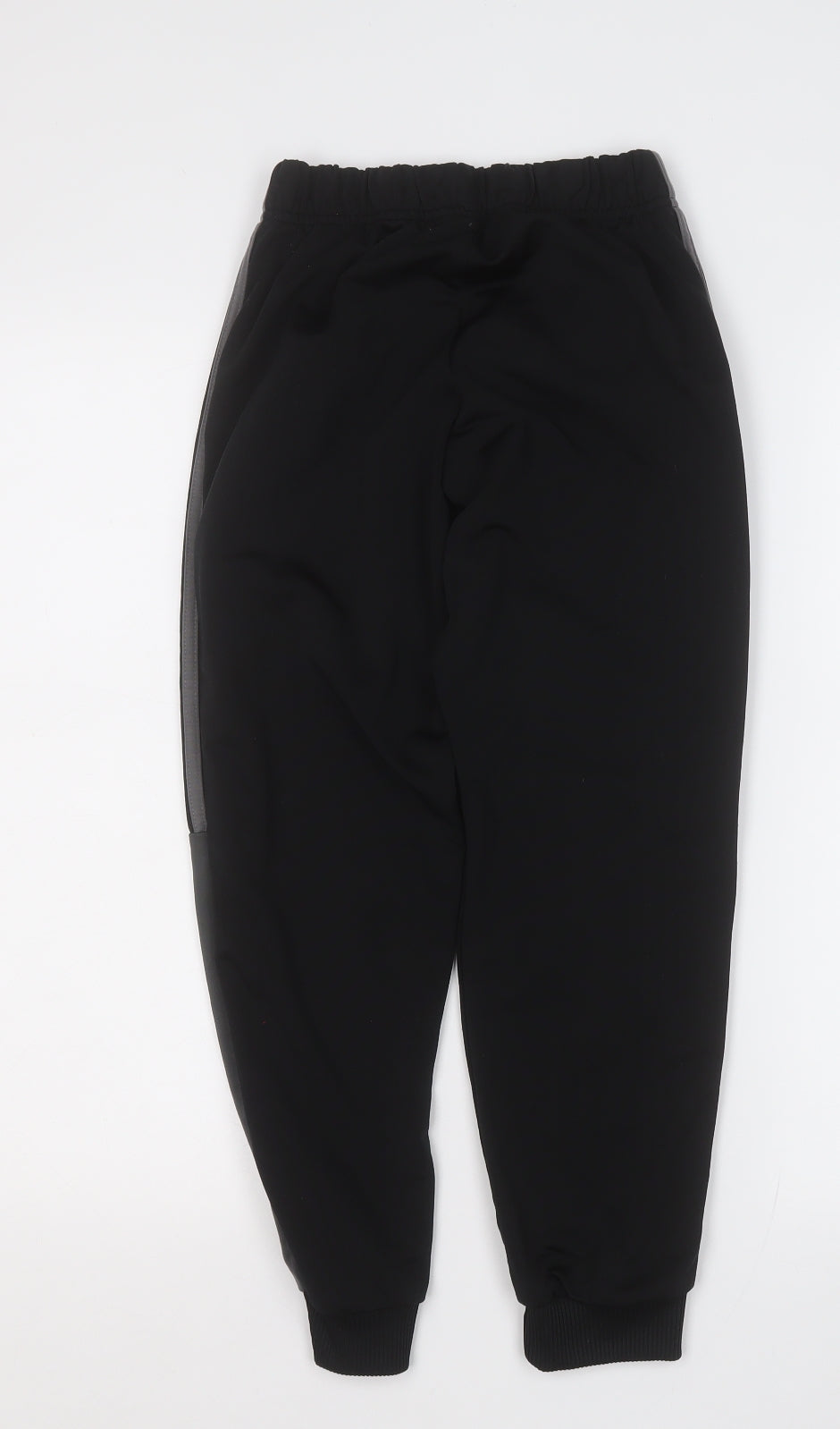adidas Boys Black  Polyester Jogger Trousers Size 9-10 Years  Regular