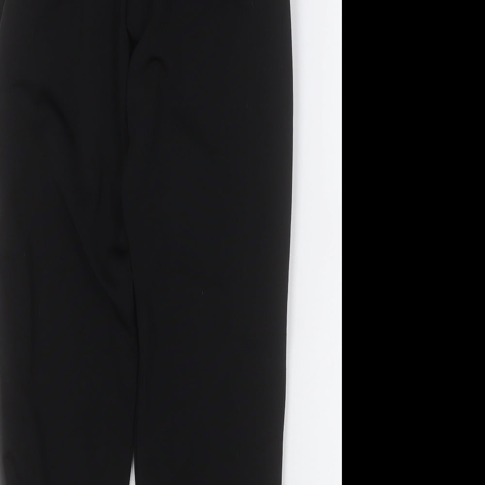 adidas Boys Black  Polyester Jogger Trousers Size 9-10 Years  Regular