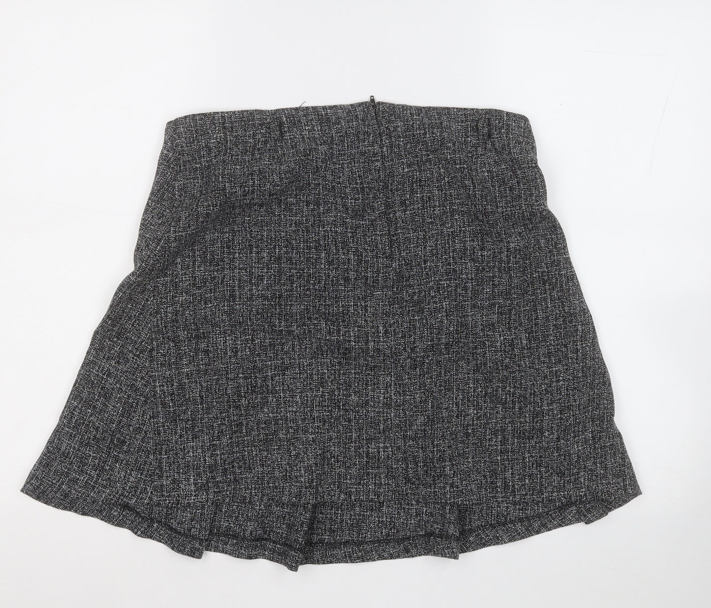 Etam Womens Grey  Polyester A-Line Skirt Size 14