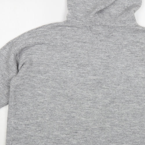 Dunnes Stores Womens Grey  Acrylic Pullover Hoodie Size M  Pullover