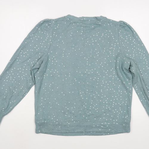 NEXT Womens Green  Viscose Pullover Sweatshirt Size 12  Pullover