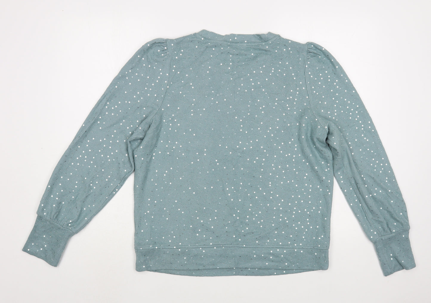 NEXT Womens Green  Viscose Pullover Sweatshirt Size 12  Pullover