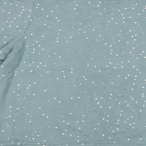NEXT Womens Green  Viscose Pullover Sweatshirt Size 12  Pullover