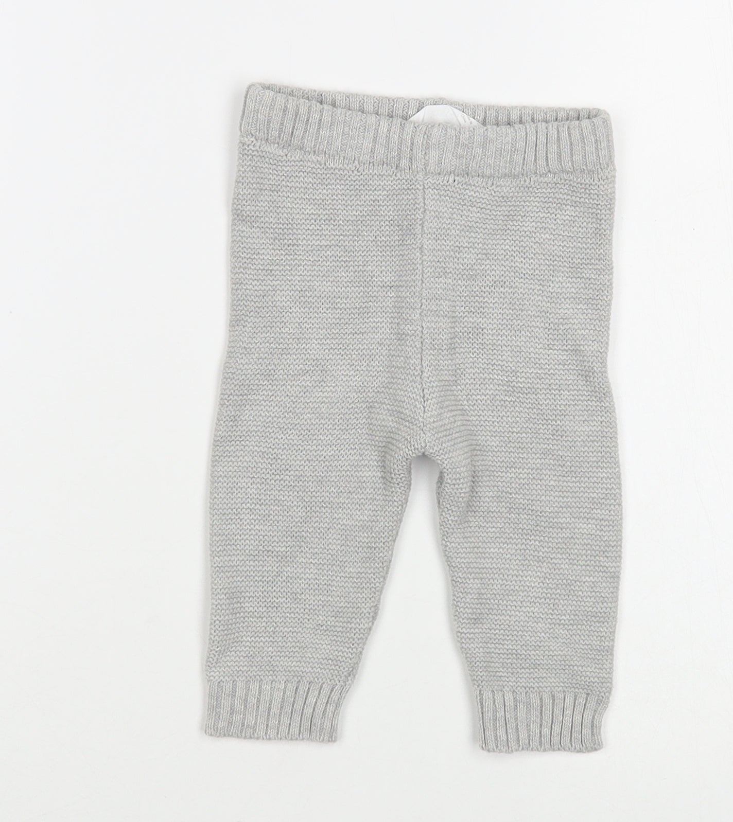 Rene Rofe Baby Grey  Cotton Jogger Leggings Size 3-6 Months