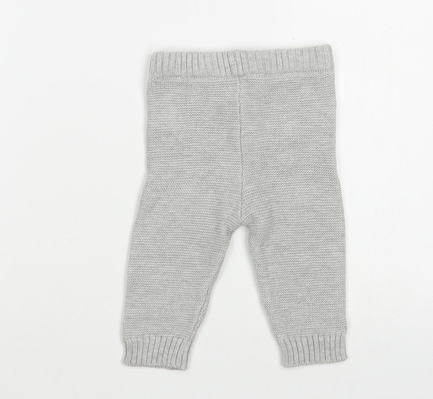 Rene Rofe Baby Grey  Cotton Jogger Leggings Size 3-6 Months