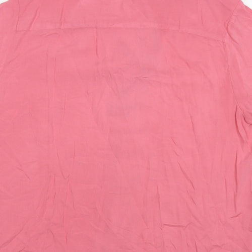 ASOS Mens Pink  Viscose  Button-Up Size S  Button