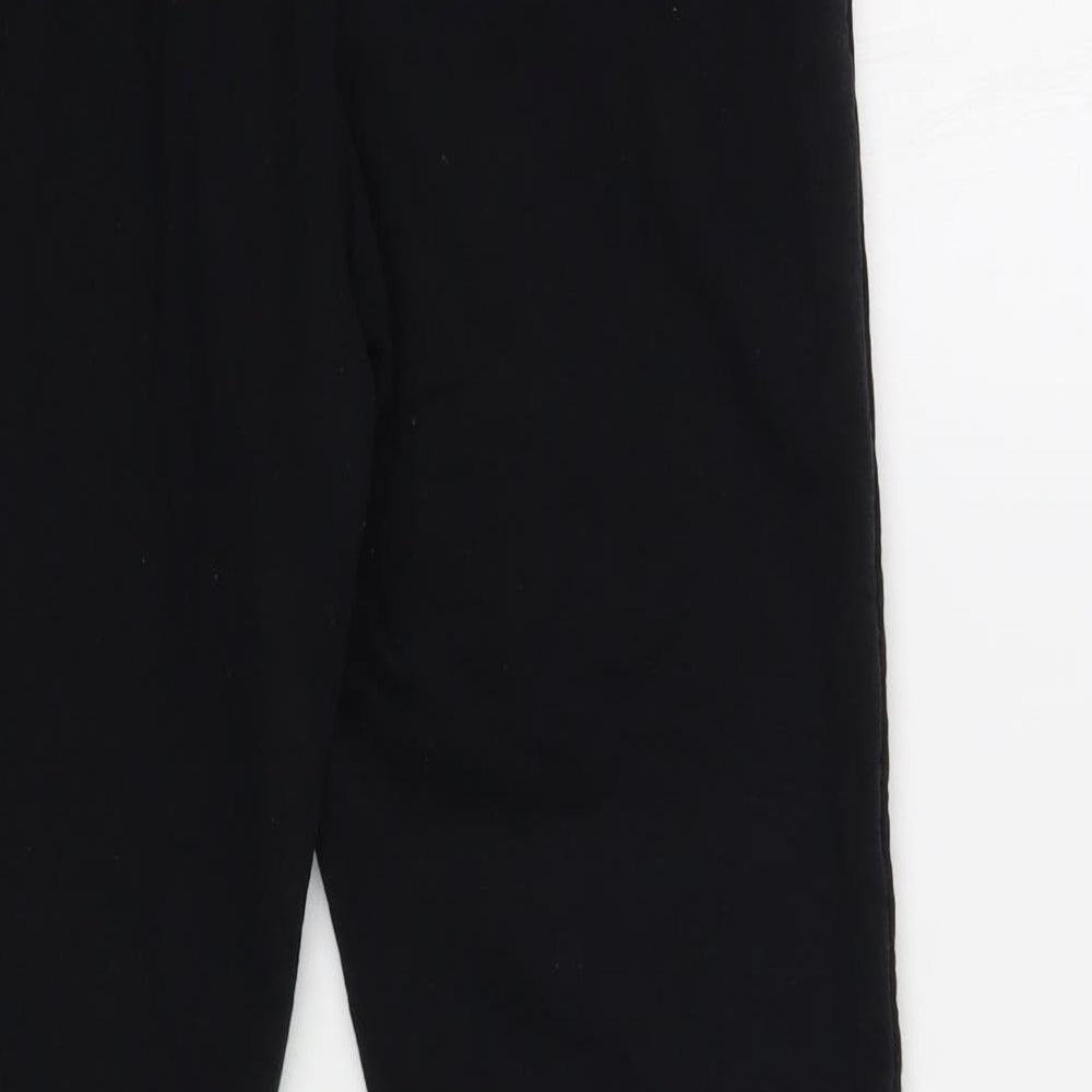Very Boys Black  Cotton Jogger Trousers Size 13 Years  Regular Drawstring