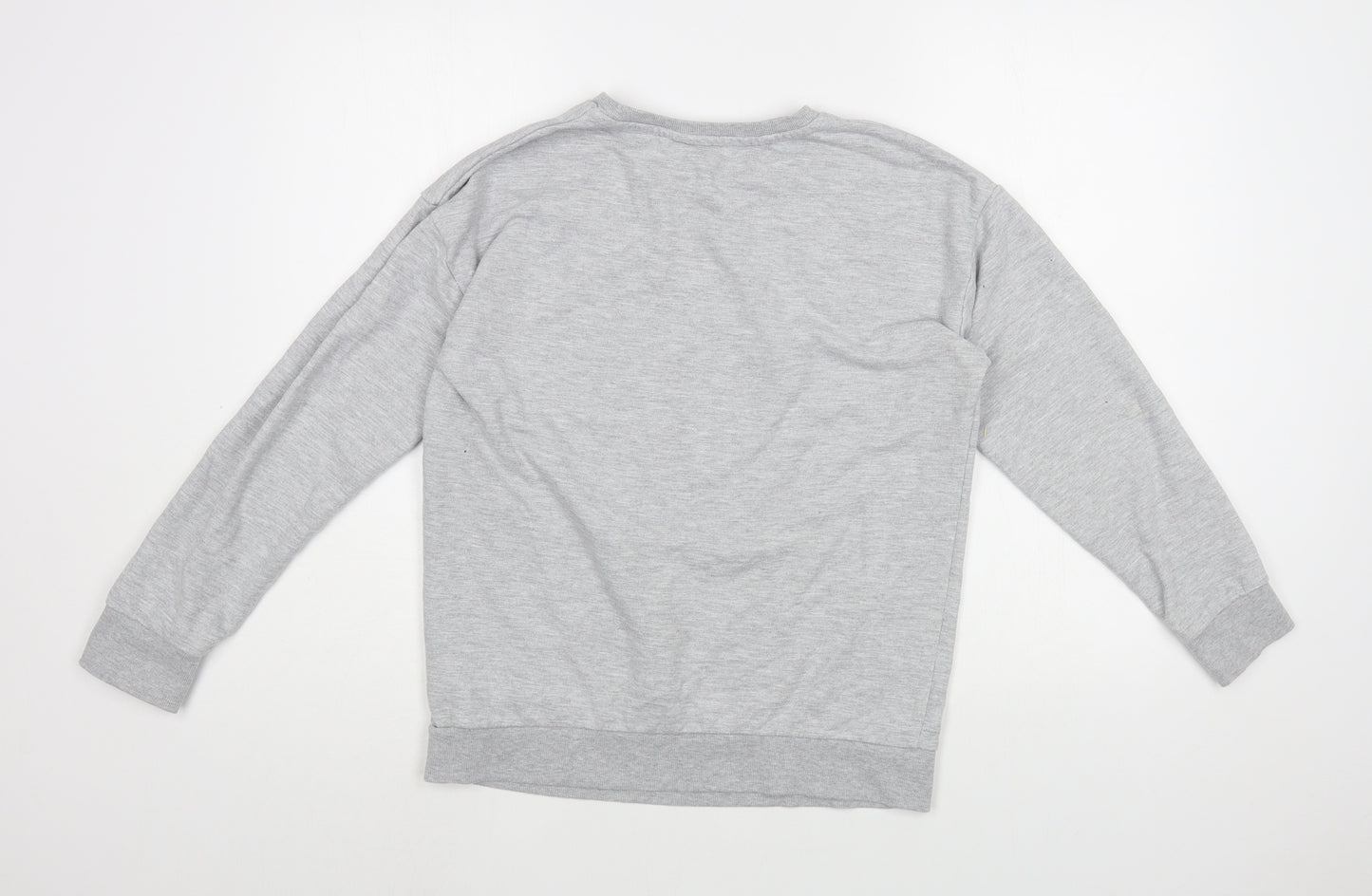 Dunnes Stores Womens Grey  Cotton Pullover Sweatshirt Size 10  Pullover - Unicorn