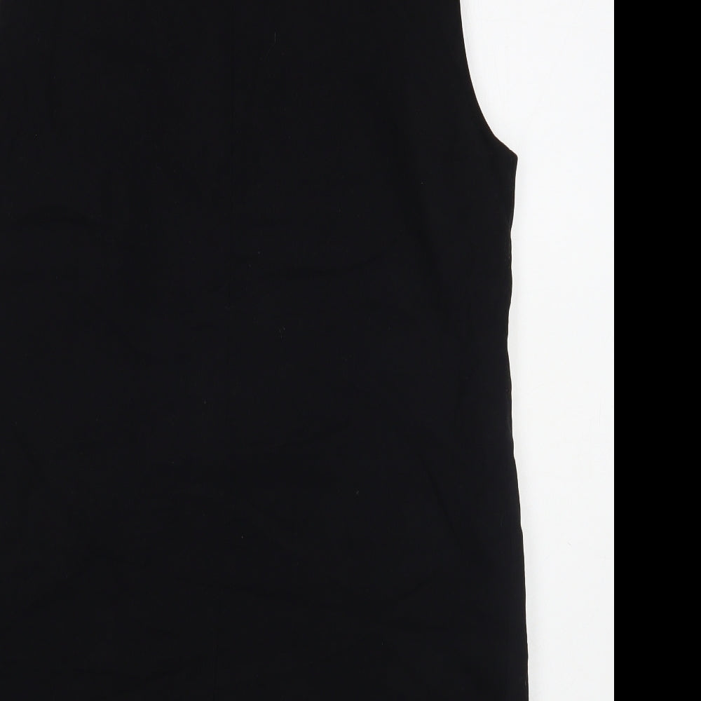 F&F Womens Black   Jacket Waistcoat Size 14  Button