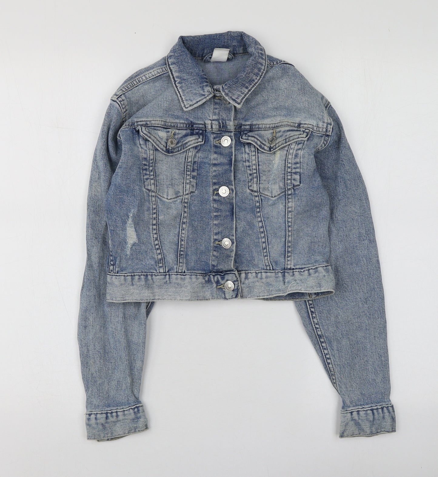 H&M Girls Blue   Jacket  Size 9-10 Years