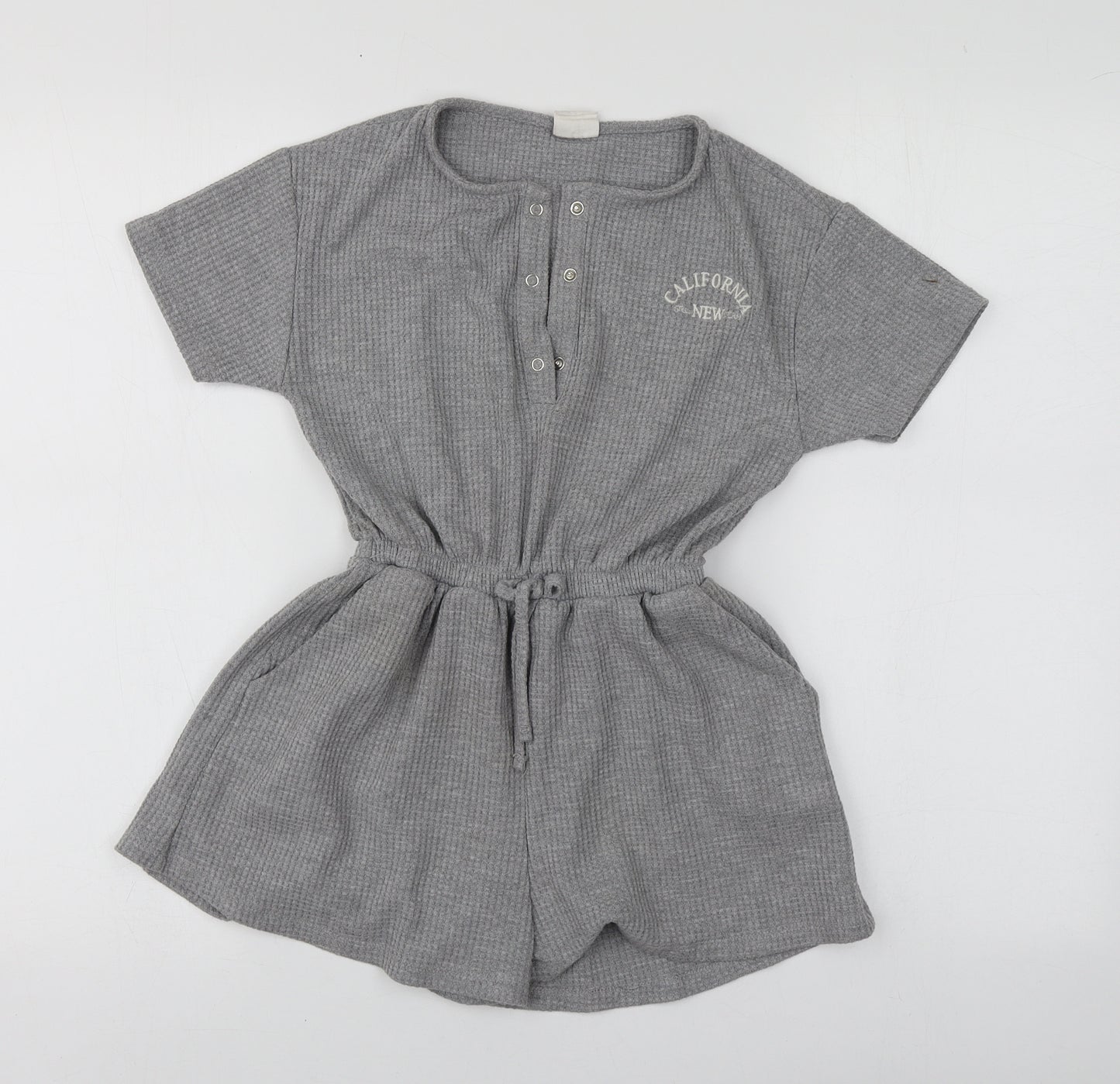 Zara Girls Grey  Polyester Shorts One-Piece Size 10-11 Years