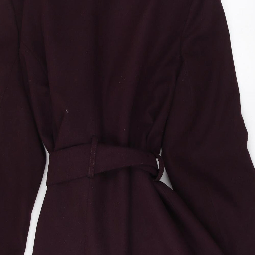 Debenhams Womens Purple   Pea Coat Coat Size 18