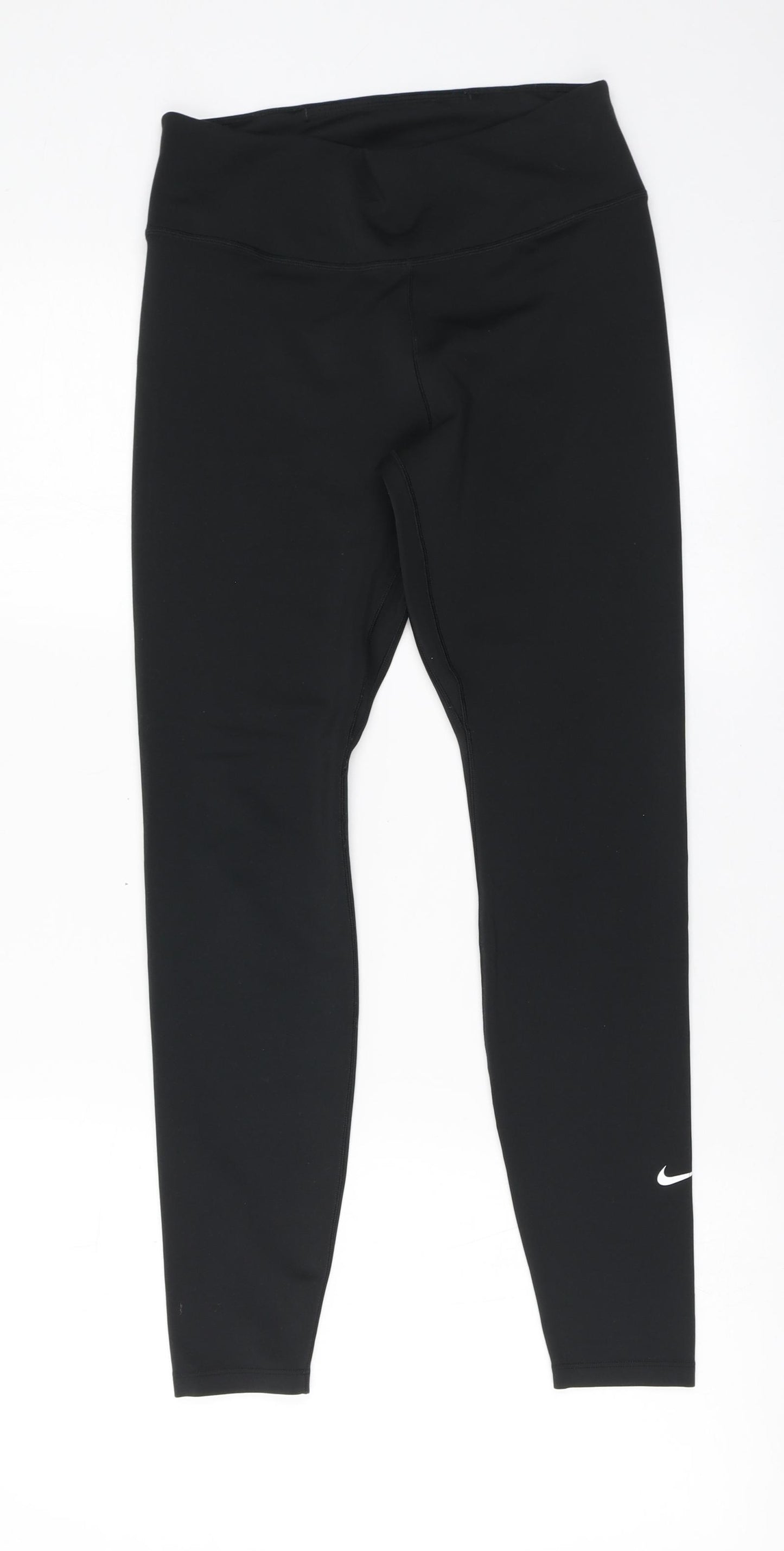 Nike Womens Black  Polyester Jogger Leggings Size M L25 in Regular