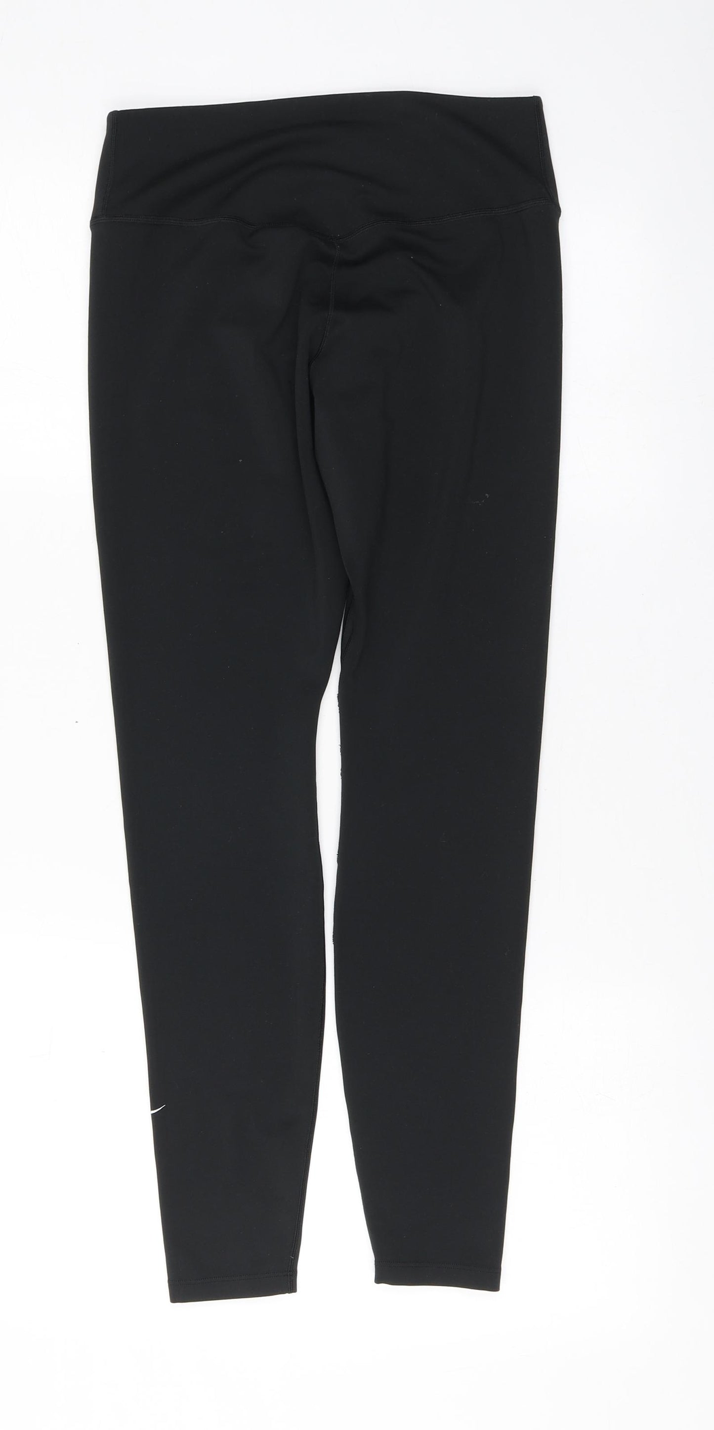 Nike Womens Black  Polyester Jogger Leggings Size M L25 in Regular