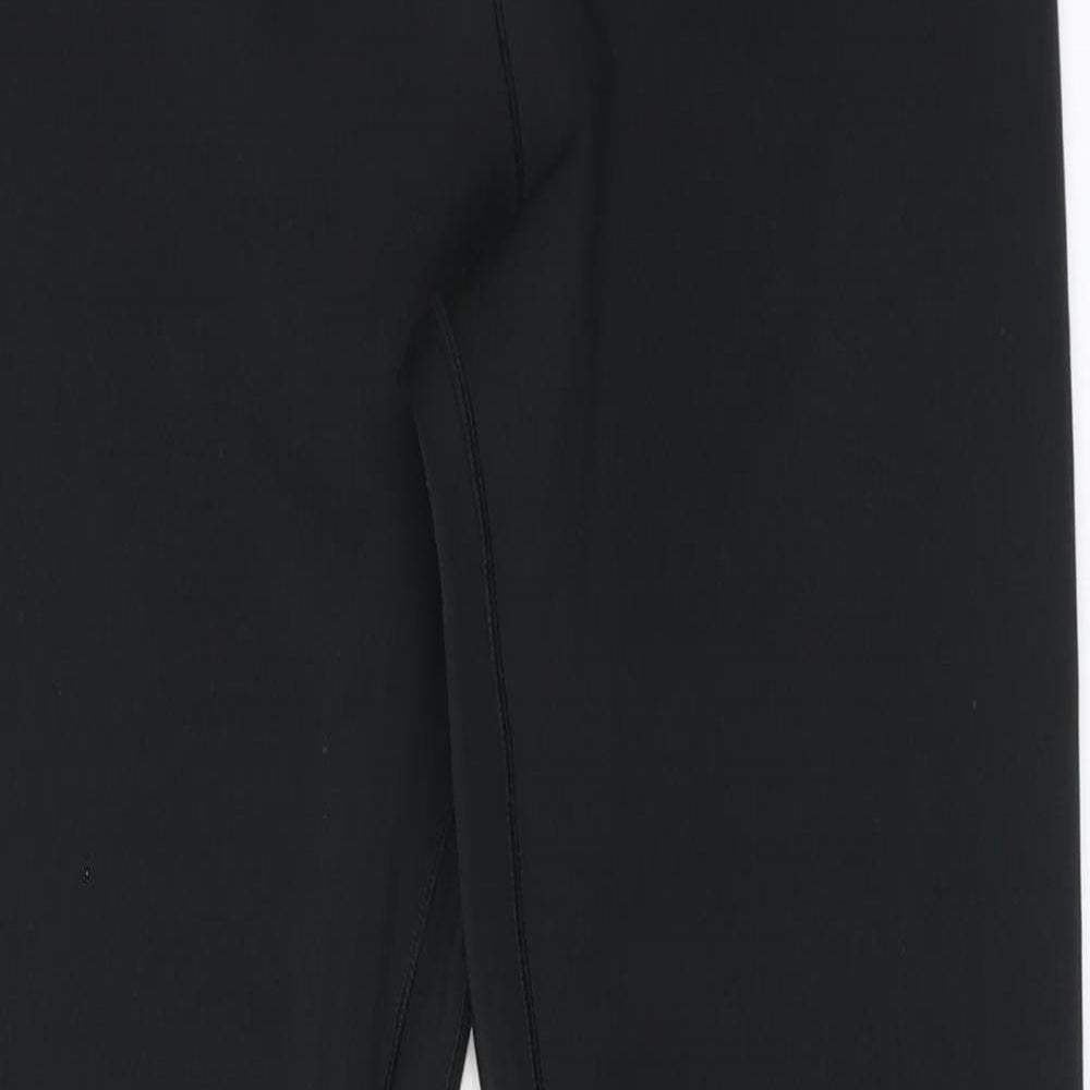Nike Womens Black  Polyester Jogger Leggings Size M L25 in Regular
