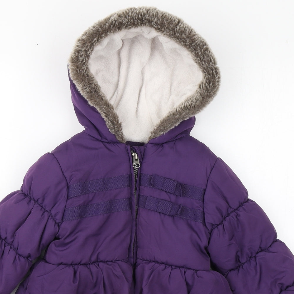 Blue Zoo Girls Purple   Jacket  Size 3-4 Years