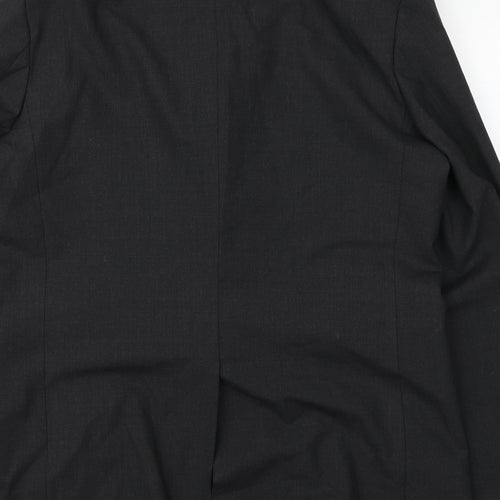 Marks and Spencer Mens Grey  Polyester Jacket Suit Jacket Size 44