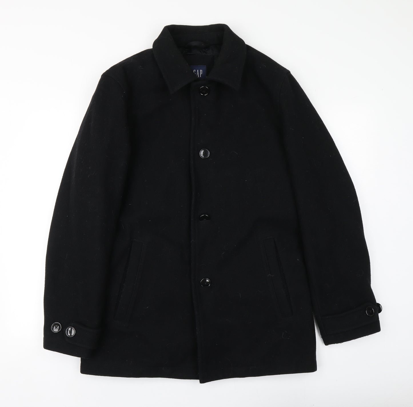 Gap Womens Black   Pea Coat Coat Size S