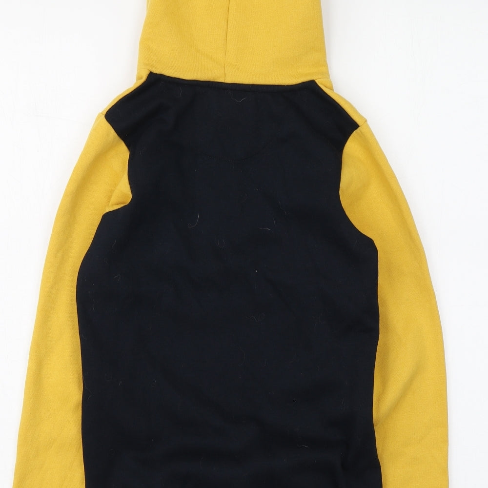 JACK & JONES Boys Yellow  Cotton Pullover Hoodie Size 12-13 Years