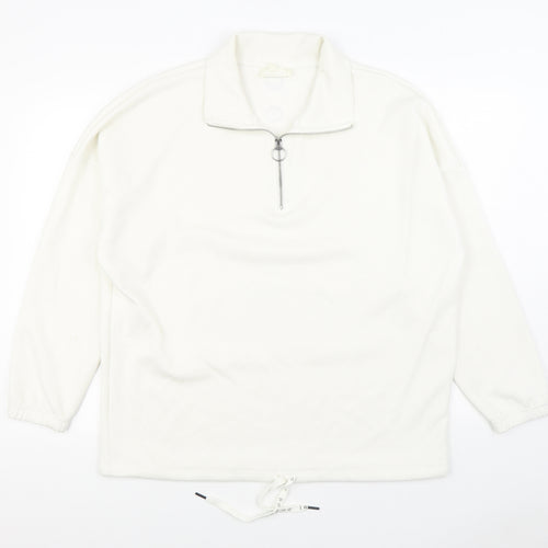 NEXT Womens White Jacket Size L Zip