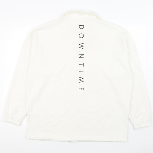 NEXT Womens White Jacket Size L Zip