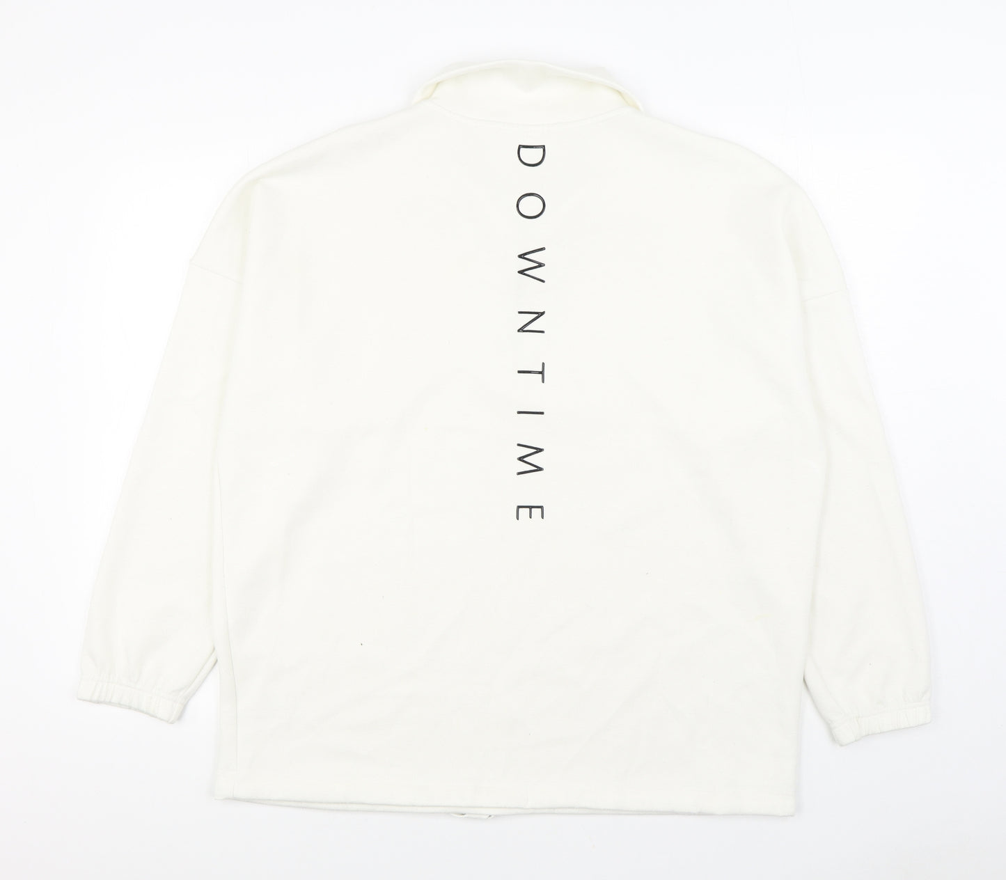 NEXT Womens White Jacket Size L Zip