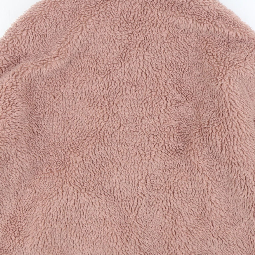 New Look Womens Pink Jacket Size 14 Zip