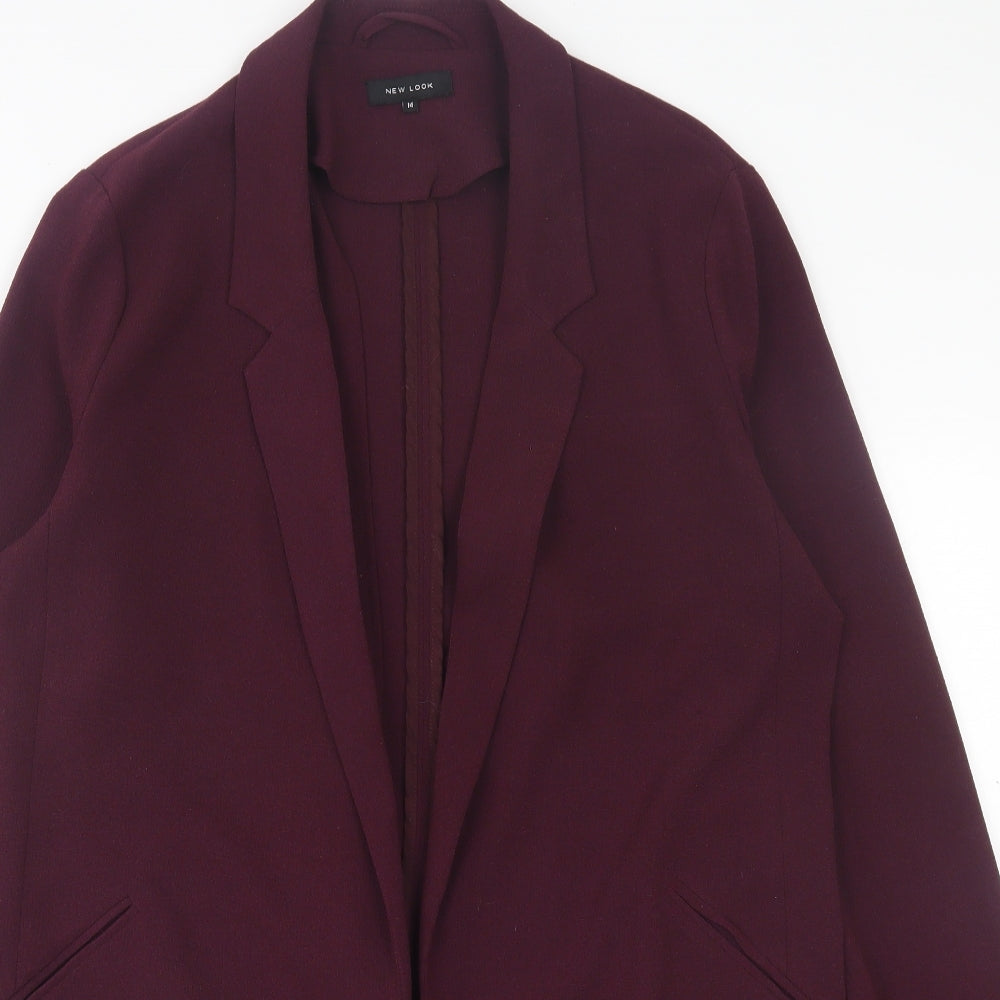 New Look Womens Purple Jacket Size 14