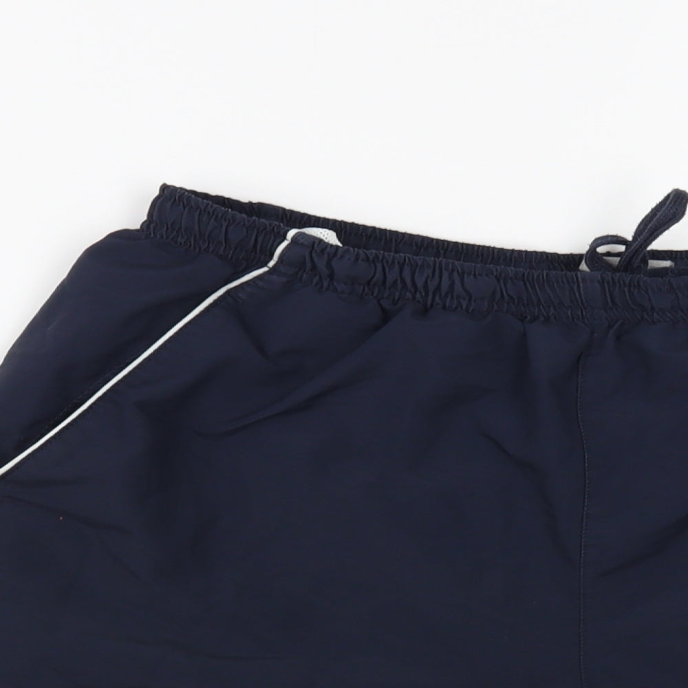 Nike Mens Blue Polyester Bermuda Shorts Size L L6 in Regular Drawstring