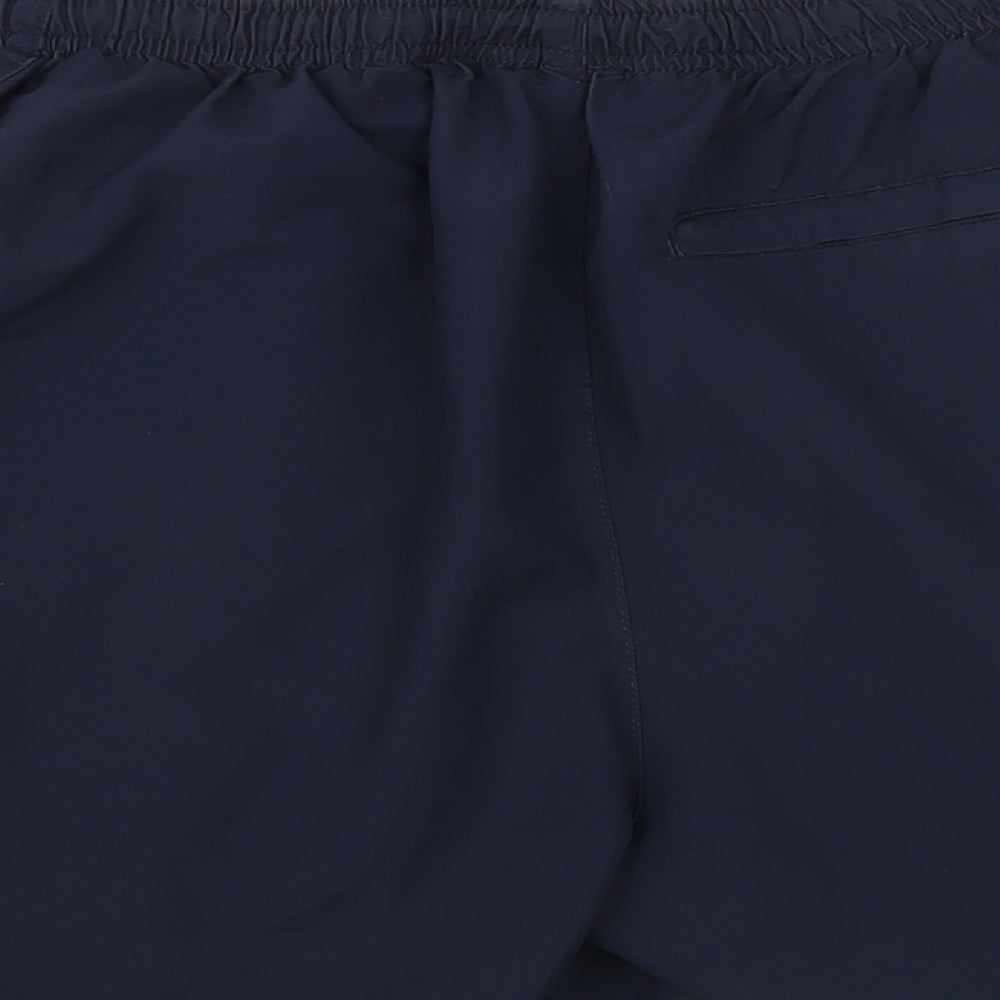 Nike Mens Blue Polyester Bermuda Shorts Size L L6 in Regular Drawstring