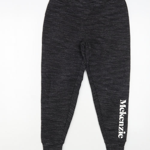 McKenzie Girls Grey Cotton Jogger Trousers Size 10-11 Years Regular