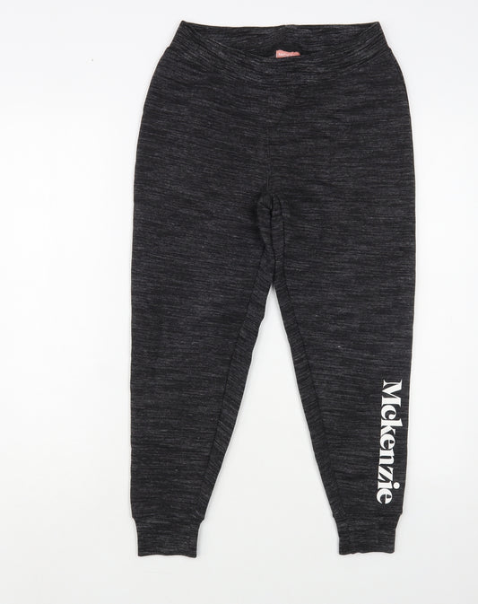 McKenzie Girls Grey Cotton Jogger Trousers Size 10-11 Years Regular