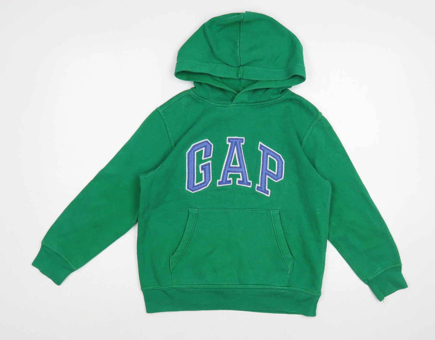 Gap Boys Green Cotton Pullover Hoodie Size 8-9 Years Pullover