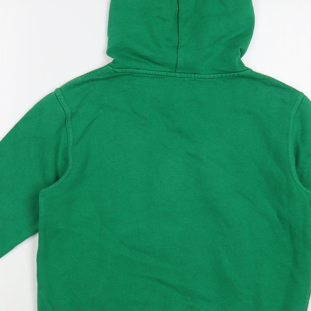 Gap Boys Green Cotton Pullover Hoodie Size 8-9 Years Pullover