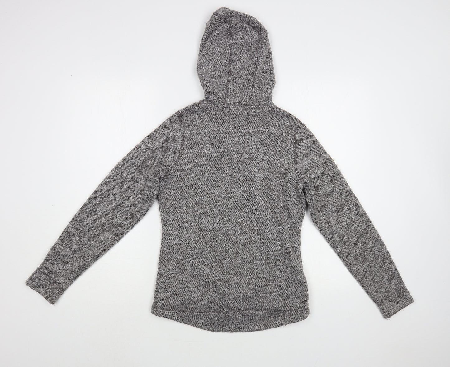 Trespass Womens Grey Polyester Full Zip Hoodie Size S Zip